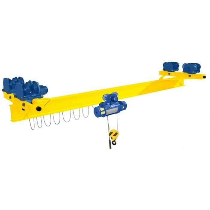 Кран мостовой однобалочный подвесной однопролётный г/п 2 т пролет 3,0 м